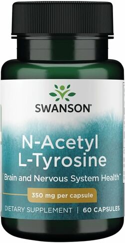 Swanson Amino Acid N-Acetyl L-Tyrosine 350 Milligrams 60 Capsules in Kuwait