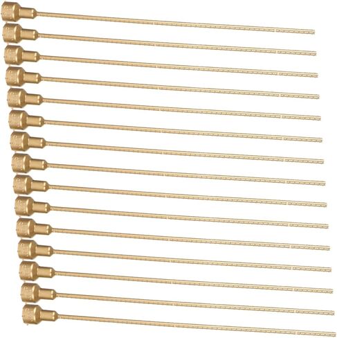 Milisten Plastic Floral Stem, 15pcs Artificial Flower Rod Crochet Flower Stems Plant Wire Green Florist Wires Water Tube for DIY Crafts Wreath 7inch in Saudi Arabia