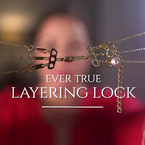 Shop LC Ever True Set of 3 Stainless Steel Layering Lock Hearts Clasps 1pcs 3row 1pcs 4row 1pcs 5 Row Jewelry for Women for Women in Saudi Arabia