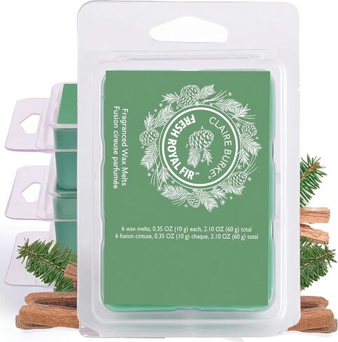 Claire Burke Scented Wax Melts, Wild Cotton Clean Scent, 24 Wax Melt Cubes - 4 Pack in Kuwait