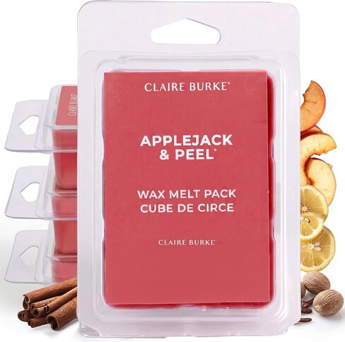 Claire Burke Scented Wax Melts, Wild Cotton Clean Scent, 24 Wax Melt Cubes - 4 Pack in Kuwait