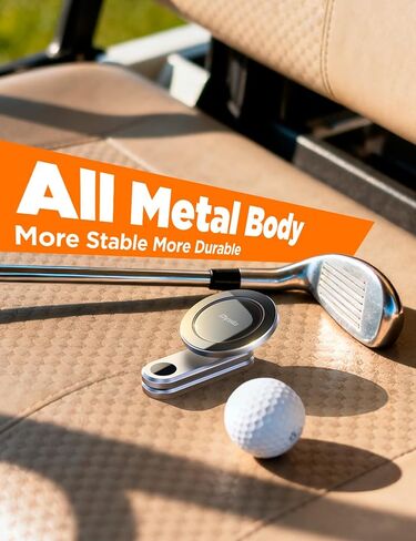 Chfeila Magnetic Golf Cart Phone Holder [One Hand 360° Adjustable & 36X Strong Magnets] Golf Cart Phone Holder for iPhone 17-12, Golf Accessories Gifts for Men Dad Husband, Fits EZGO Yamaha Club Car in Saudi Arabia