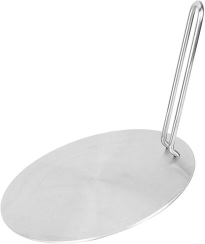 GLOGLOW Countertop Burner Stainless Steel Heat Diffuser Plate, 8.7 Inch, Induction Adapter for Gas and Electric Cookers, with Detachable Handle Kitchen Tools (22cm) in Saudi Arabia