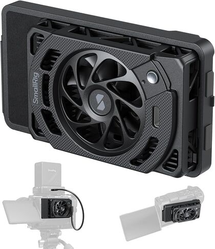 SmallRig Camera External Cooling System for Sony Mirrorless Camera, Camera Cooling Fan with TEC Cooling Module for Sony ZV-E1/ZV-E10/ZV-1/ZV-1F/A7 IV/A7S III/A7C/A7C II/A7CR/A6700/FX3/FX30-4348 in Saudi Arabia