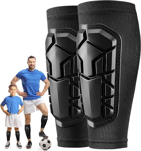 Soccer Shin Guards Kids Youth, Ski Shin Guard Sleeves for Boys Girls Adults Men Women, High Impact Resistant Breathable Comfortable in Saudi Arabia