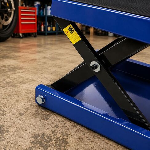 Stark USA 1,100LBS Wide Deck Motorcycle Scissor Jack Lift ATV Center Crank Hoist Dirt Bike Repair Stand Mobile Motorcycle Jack (1100LBS) in Saudi Arabia