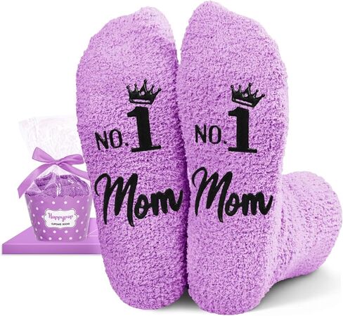 HAPPYPOP Gifts for Her Women - Mothers Day Gifts Socks, Socks for Mom, Mama Socks in Saudi Arabia