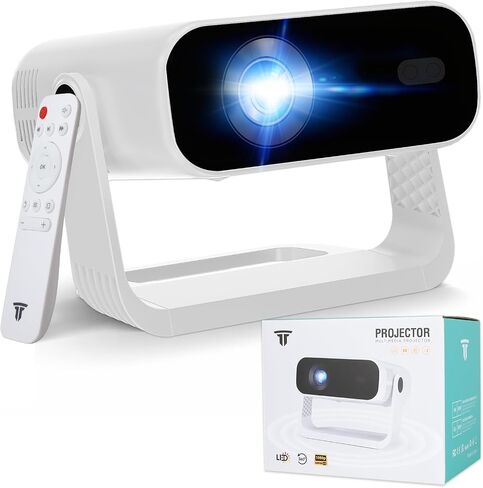 Projector for Bedroom Built-in Music and Auto Timing Multiple Lighting Effects to Choose from Home Theater Gifts for Children Party Campsites-11 in Saudi Arabia