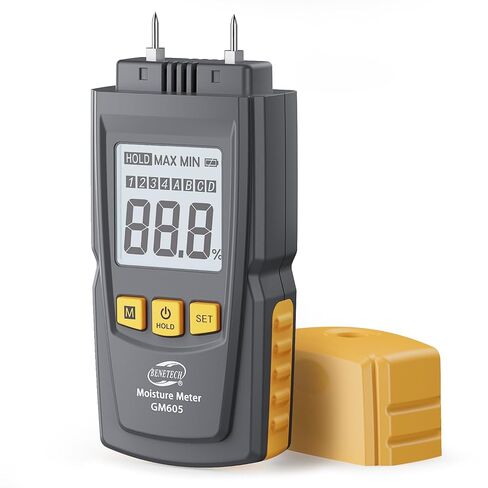 Digital Moisture Meter Pin-Type Multifunctional Humidity Water Detector for Building Material Firewood Walls Paper in Saudi Arabia