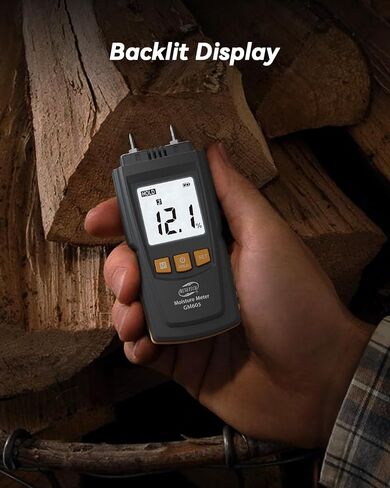 Digital Moisture Meter Pin-Type Multifunctional Humidity Water Detector for Building Material Firewood Walls Paper in Saudi Arabia