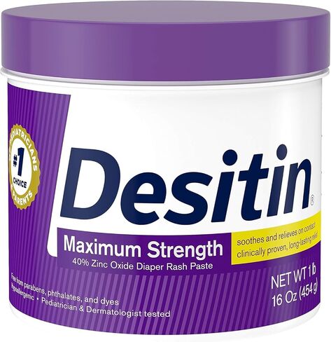 Desitin Maximum Strength Baby Diaper Rash Cream with 40% Zinc Oxide for diaper rash Relief & Prevention, 16 oz in Saudi Arabia