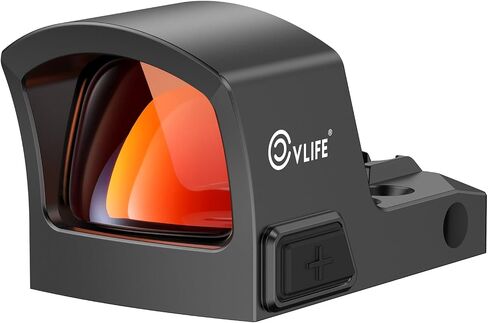 CVLIFE WildHawk 5000G Shockproof, 0.26" Ultra Thin Deck for Compact Pistol, 2MOA & 36MOA /3MOA Handgun Red Dot,Pistol Optic for RMS/RMSC, Motion Awake Red Dot, with Adapter for RMR/MOS/Picatinny. in Saudi Arabia