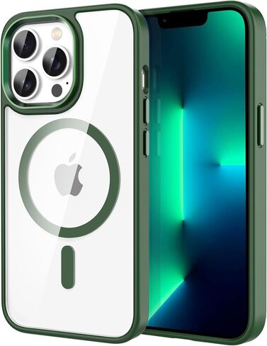 CACOE Magnetic Case for iPhone 15 Pro Max 2023 6.7 inch-Compatible with MagSafe & Magnetic Car Phone Mount,Anti-Fingerprint TPU Thin Phone Cases Cover Protective Shockproof Matte Black in Saudi Arabia