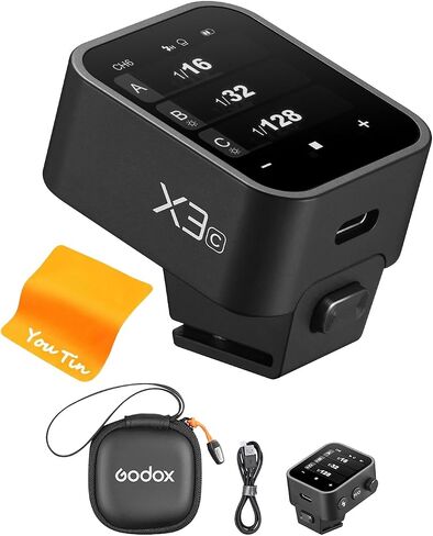 GODOX X3S Wireless Trigger Transmitter Compatible with Sony Cameras 2.4G TTL Flash Trigger, Built-in Lithium Battery, OLED Touchscreen, TCM Transform Function, Durable Hotshoe in Saudi Arabia