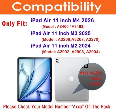 [2 Pack] Screen Protector For iPad Air 5 Air 4 10.9 Inch Tempered Glass Film Guard For iPad Pro 11 Inch 2022&2021&2020 Release, Scratch Resistant Face ID Pencil Compatible in Saudi Arabia