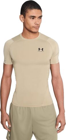 Under Armour - Mens Hg Armour Comp T-Shirt, Color Black (002), Size: Small in Saudi Arabia