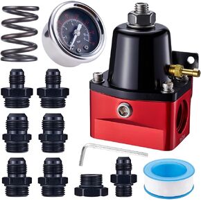 منظم ضغط وقود الطاقة الشرير 6an efi الالتفافية retrappal قابلة للتعديل (20-75psi ، 75-120psi) in Kuwait