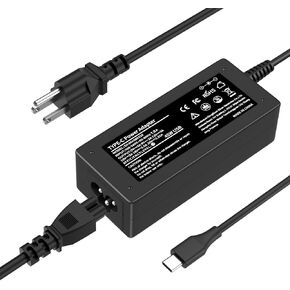 65W 60W Type C USB C Laptop Charger Replacement for Dell Latitude 5420 5430 5530 5520 5540 7420 7430 7440 7340 7530 7330 7320 XPS 13 7390 2-in-1 Chromebook 3100 Power Computer Adapter Cord in Saudi Arabia