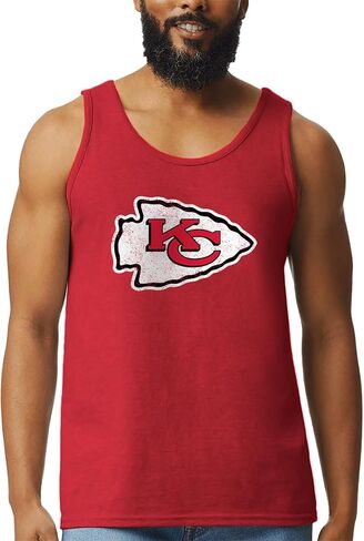 Hybrid Sports NFL - Buffalo Bills - Distressed Team Logo - Men's Lightweight Fan Tank Top - Size Medium - Royal Blue in Saudi Arabia