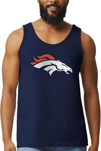 Hybrid Sports NFL - Buffalo Bills - Distressed Team Logo - Men's Lightweight Fan Tank Top - Size Medium - Royal Blue in Saudi Arabia