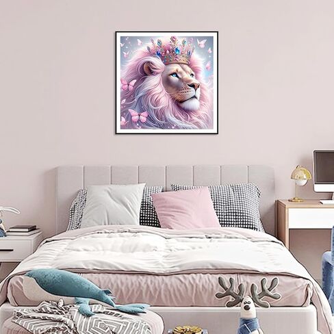 FHBUBPUP Cow Diamond Painting Kits for Adults, Flower Diamond Art Kits for Beginners, 5D DIY Full Drill Round Diamond Dot Gem Art, Craft Gift Suitable for Home Wall Decoration 12×12Inch in Saudi Arabia