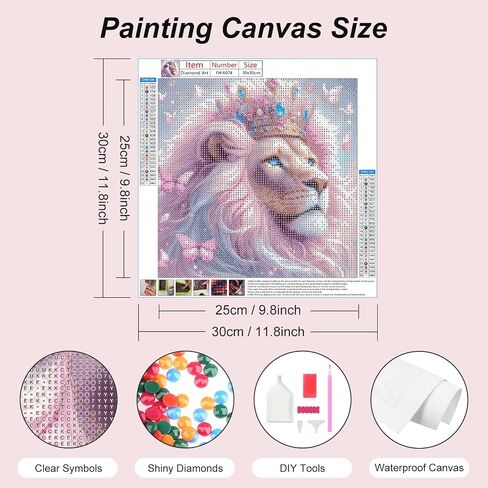 FHBUBPUP Cow Diamond Painting Kits for Adults, Flower Diamond Art Kits for Beginners, 5D DIY Full Drill Round Diamond Dot Gem Art, Craft Gift Suitable for Home Wall Decoration 12×12Inch in Saudi Arabia