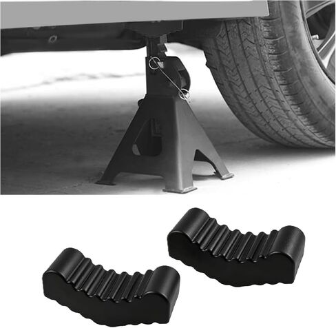 2PCS Car Pinch Weld Jack Pad,Rubber Jack Stand Pads Floor Jack Pad Provides Cushioning and Non-Slipping,Universal Cross Slotted Jack Pads for Floor Jack Car Accessories in Kuwait