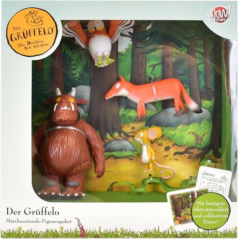 WOW! PODS Stuff The Gruffalo Story Time Family Pack Mini Play Figures | Official Toy Characters Set from The Julia Donaldson and Axel Scheffler Childrens Books and Films in Saudi Arabia