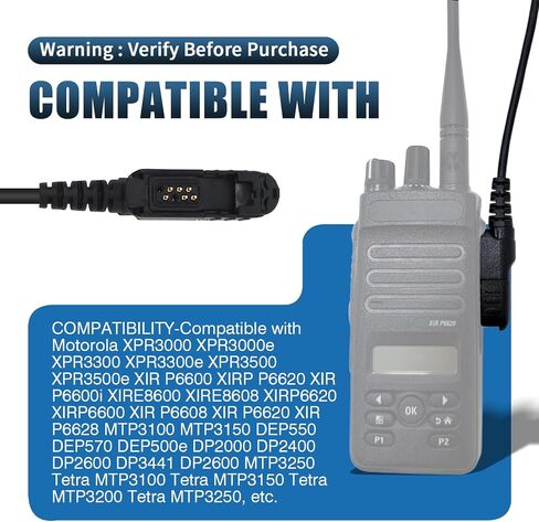 Waterproof Radio Speaker Mic Walkie Talkie Shoulder Handheld Microphone with PTT for XPR3000 XPR3000e XPR3300 XPR3300e XPR3500 XPR3500e Tan Color (XPR-01) in Saudi Arabia