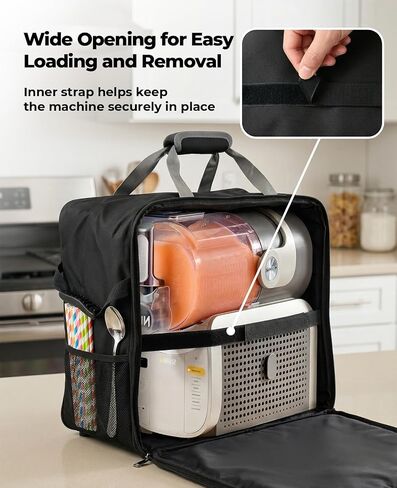 Carrying Bag for Ninja Slushie FS605 Max,Travel Tote Bag for Ninja Slushi Machine XXL,Storage Case for Ninja Slushie Maker Accessories in Saudi Arabia