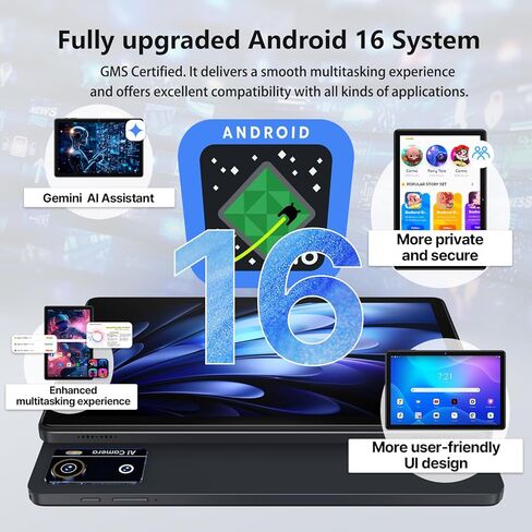 تابلت 10 بوصة 2024 أحدث جهاز لوحي Android13 2 في 1 مع لوحة مفاتيح، معالج ثماني النواة مع أجهزة لوحية واي فاي، 64 جيجابايت 1 تيرابايت توسيع، 4G خلوي، 1080 بيكسل 13 ميجابكسل، نظام تحديد المواقع/بلوتوث/ماوس/قلم - رمادي in Kuwait