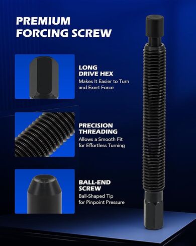 Orion Motor Tech 40100 Wheel Hub Removal Tool Kit, Wheel Bearing Hub Remover Tool Set Compatible with 5 6 8 Lug Hub Assemblies on Cars and Trucks, Wheel Hub Buster Puller with Carrying Case in Saudi Arabia