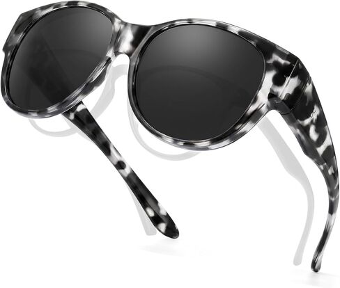 TJUTR Polarized Fit Over Sunglasses for Women, Trendy Sun Glasses Over Prescription Glasses UV400 Protection TS5779 in Saudi Arabia