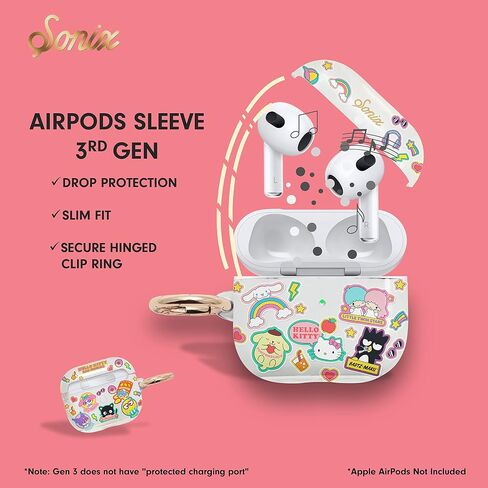 Sonix Brown Tort Case for Airpod Gen 1 / Gen 2 [Hard Cover] Protective Tortoise Shell Leopard Case for Apple Airpods in Kuwait