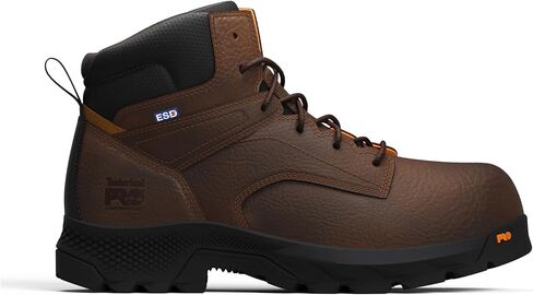 Timberland PRO Men's Titan EV 6" Composite Safety Toe Static Dissipative Industrial Work Boot, Brown, 11.5 in Saudi Arabia