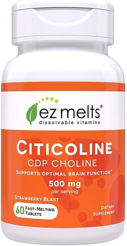 EZ Melts Dissolvable Citicoline Supplement 250 mg, Sugar-Free, 2-Month Supply in Kuwait
