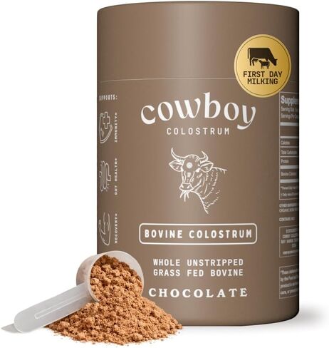 Bovine Colostrum Powder - Supplement for Gut Health, Immunity, Skin & Hair. Grass Fed & Non-GMO (Unflavored, 40 Servings) in Saudi Arabia