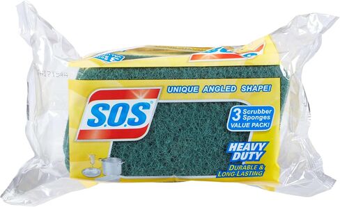 S.O.S All Surface Scrubber Sponge, 3 Count in Saudi Arabia