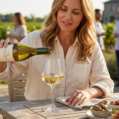 Amazing Abby - Sasha - 14-Ounce Unbreakable Tritan Wine Glasses (Set of 6), Plastic Wine Glasses, Reusable, BPA-Free, Dishwasher-Safe, Perfect for Poolside, Outdoors, Camping, and More in Saudi Arabia