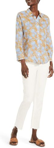 NIC+ZOE Women's Midday Meadows Crinkle Shirt in Saudi Arabia
