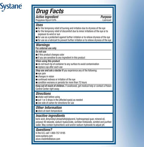 Systane Pro PF Dry Eye Relief Preservative Free Lubricant Eye Drops 10 mL in Kuwait
