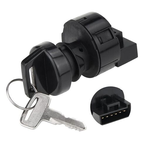 Ignition Switch for Polaris Ranger 400 425 500 570 700 800 900 1000 Sportsman 400 500 600 700 800 RZR 570 800 900 1000 - Replace 4012165 4011002 Off/Run/Start 6 Pin 3 Position in Saudi Arabia