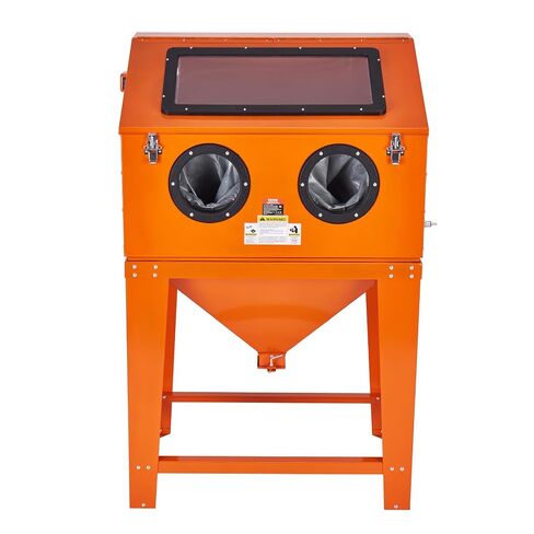 VEVOR 60 Gallon Sandblasting Cabinet, 40-120PSI Sand Blasting Cabinet with Stand, Heavy Duty Steel Sand Blaster with Blasting Gun & 4 Ceramic Nozzles for Paint, Stain, Rust Removal in Kuwait