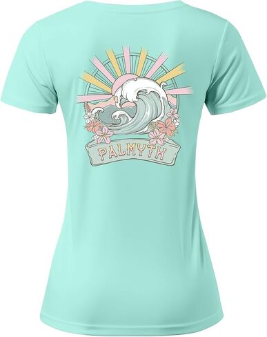 Palmyth Fishing Shirts for Women UPF 50+ Sun Protection Short Sleeve Lightweight Quick-Dry T-Shirt in Saudi Arabia