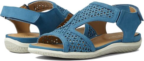 David Tate Womens Lazer Nubuck T-Strap Sport Sandals in Saudi Arabia