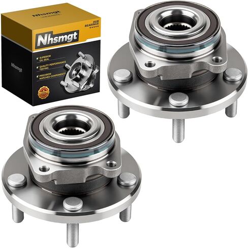 513263 Front Wheel Hub Bearing Compatible with Avenger 2008-2014, Chrys ler 200 2011-2014, Sebring 2007-2010 with ABS Assembly 5 Lug 2pcs in Saudi Arabia
