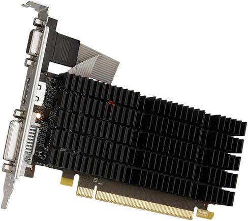 بطاقة رسومات الكمبيوتر maxsun AMD R5 230، 2G GDDR3، بطاقة فيديو HDMI VGA DVI ITX SFF وحدة معالجة الرسومات منخفضة المستوى جاهزة in Kuwait