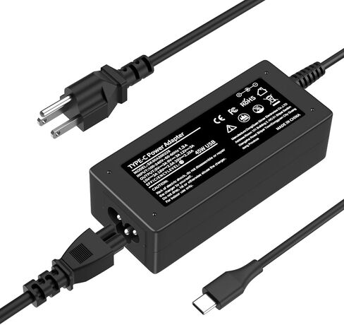 65W 60W Type C USB C Laptop Charger Replacement for Dell Latitude 5420 5430 5530 5520 5540 7420 7430 7440 7340 7530 7330 7320 XPS 13 7390 2-in-1 Chromebook 3100 Power Computer Adapter Cord in Saudi Arabia