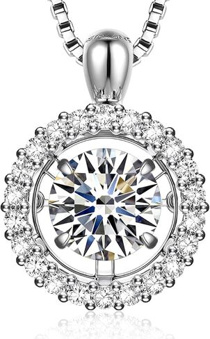boya Moissanite necklace for Women, Dancing Necklace for Anniversary, Mother's Day, and Christmas Day Gifts in Kuwait