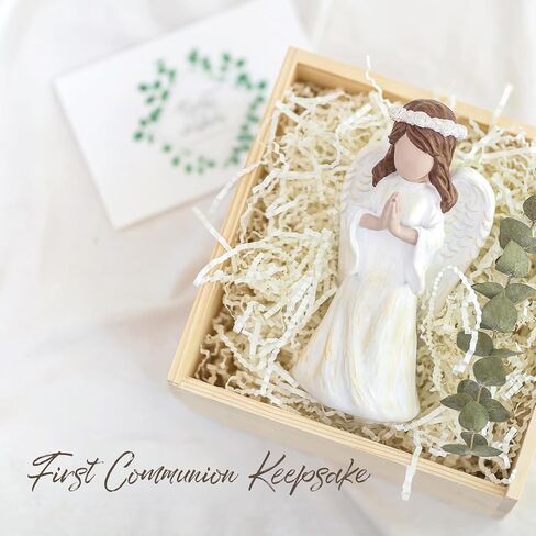 Praying Angel Figurines Statue: Baptism Confirmation First Communion Gifts for Teen Girls Women Christian Catholic Guardian Angels Prayer Decor in Saudi Arabia